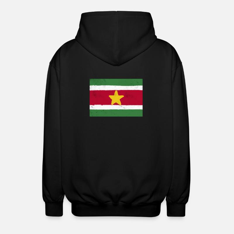 Drapeau du Suriname - Veste à capuche unisexe - noir