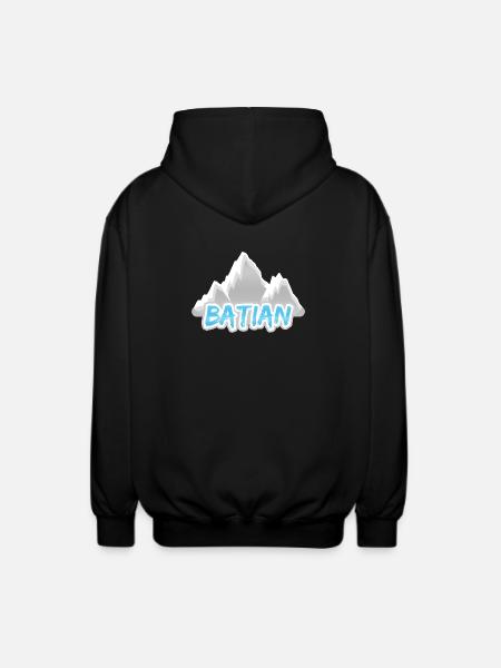 Batian - Unisex Kapuzenjacke - Schwarz