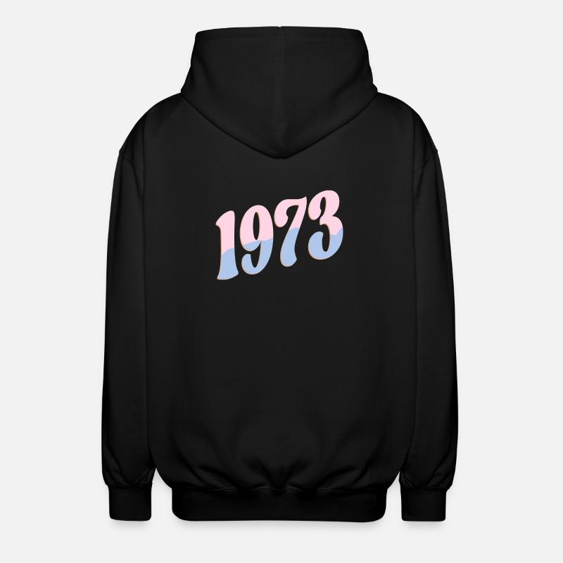 Cadeaux d’anniversaire 1973 Rétro - Veste à capuche unisexe - noir