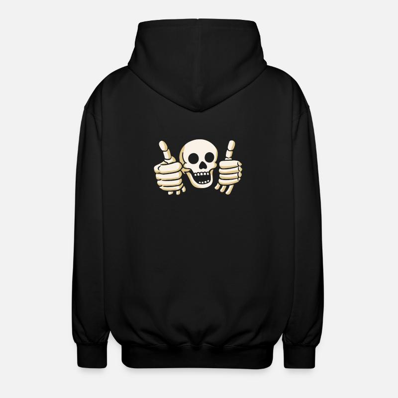 Crâne OKI - Veste à capuche unisexe - noir