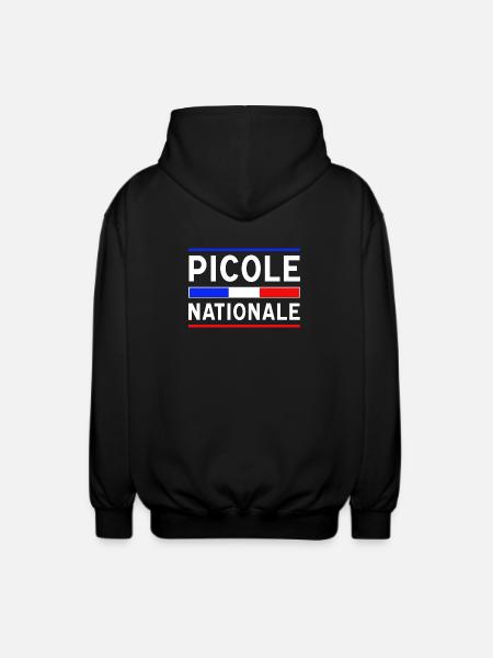 National Drinking Alley New Design - Unisex Hooded Jacket - black