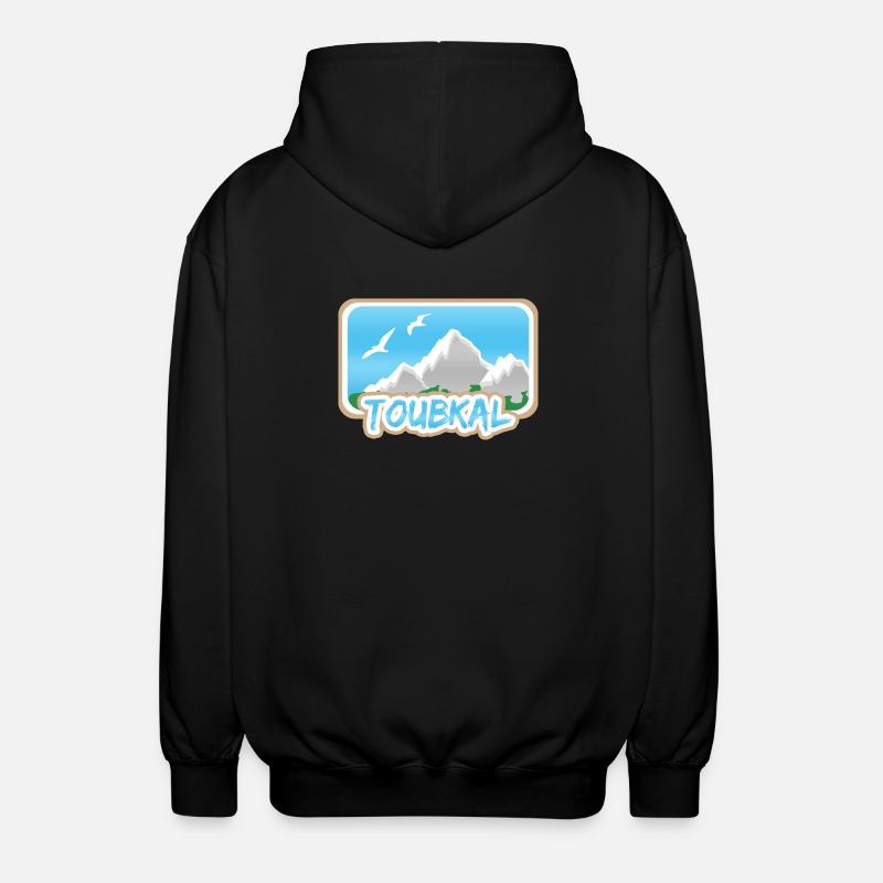 Toubkal - Veste à capuche unisexe - noir