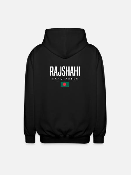 Rajshahi Bangladesh - Unisex Hooded Jacket - black