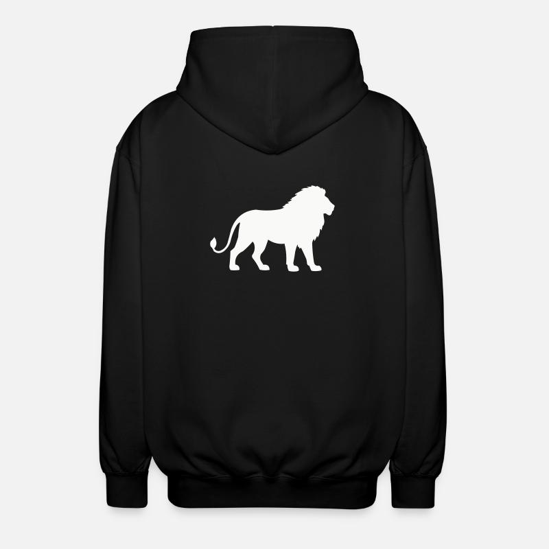 Lion - Veste à capuche unisexe - noir