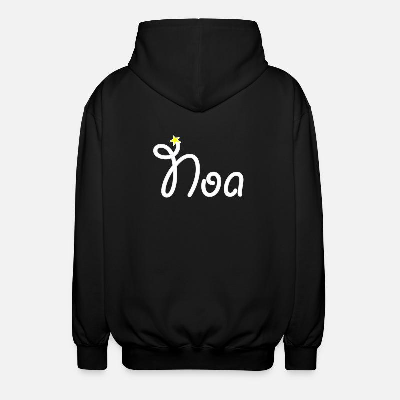 Noa - Unisex Kapuzenjacke - Schwarz