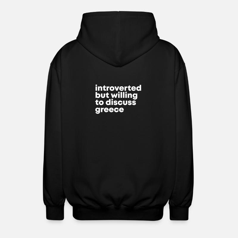 Grèce - Veste à capuche unisexe - noir