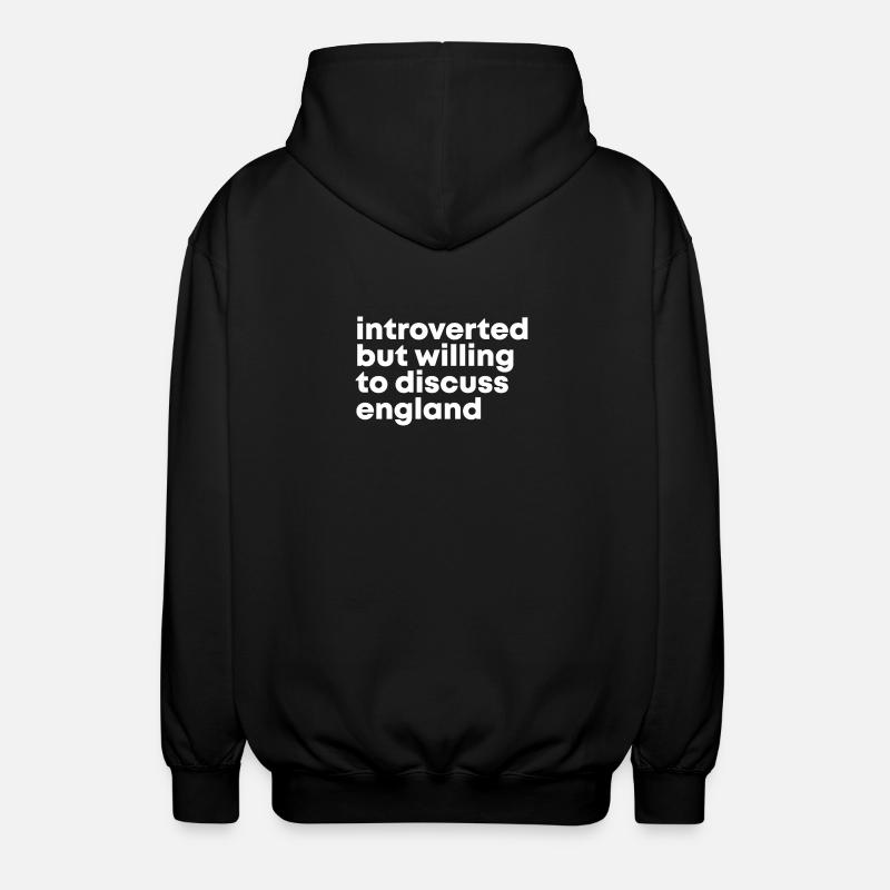 Angleterre - Veste à capuche unisexe - noir