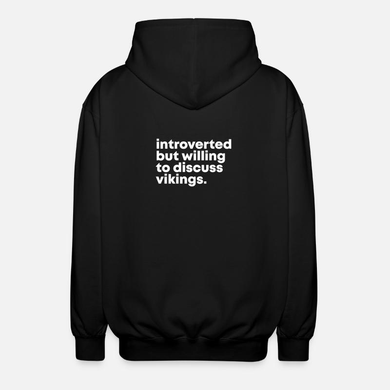Wikinger - Unisex Kapuzenjacke - Schwarz