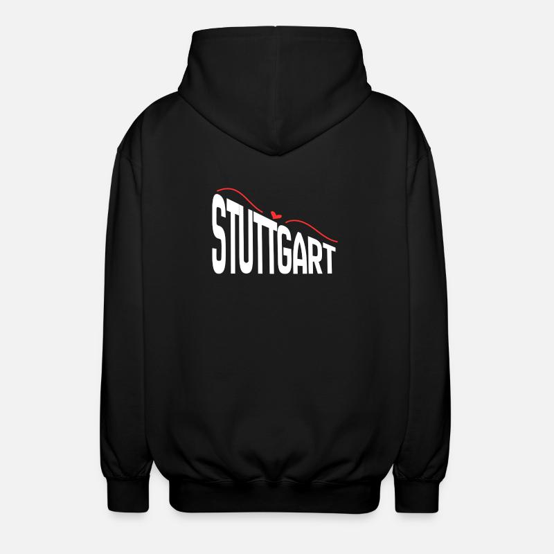 Stuttgart - Veste à capuche unisexe - noir