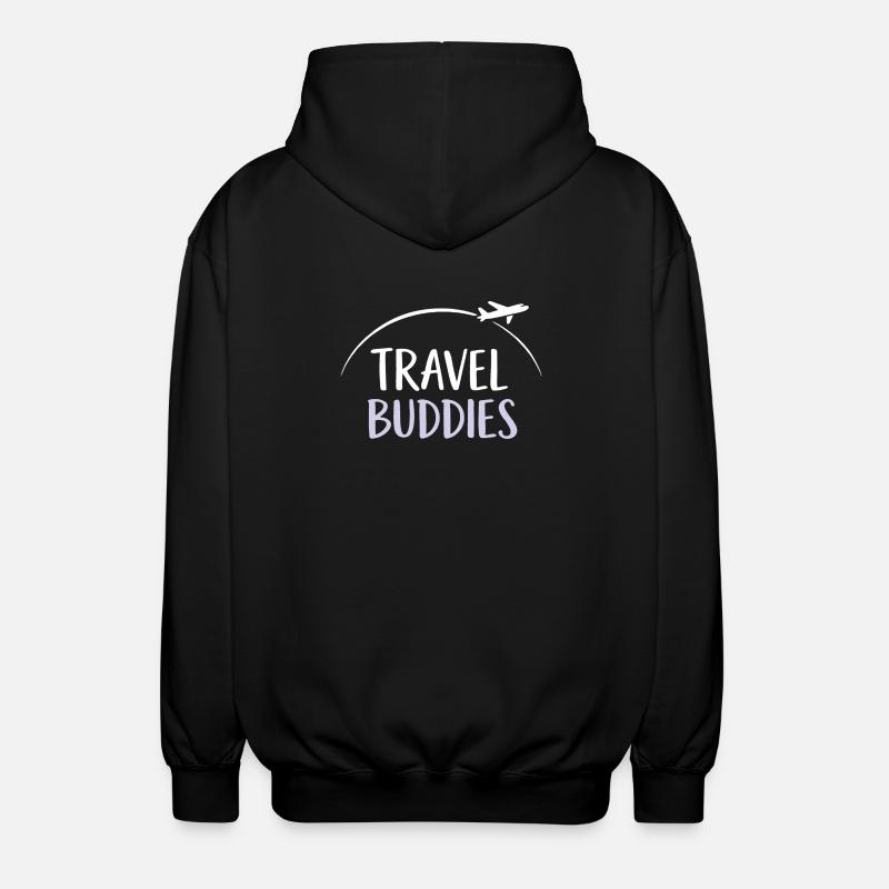 Compagnons de voyage - Veste à capuche unisexe - noir