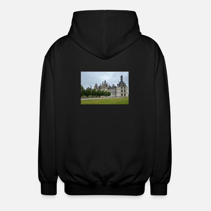 Château de Chambord - Unisex Hooded Jacket - black