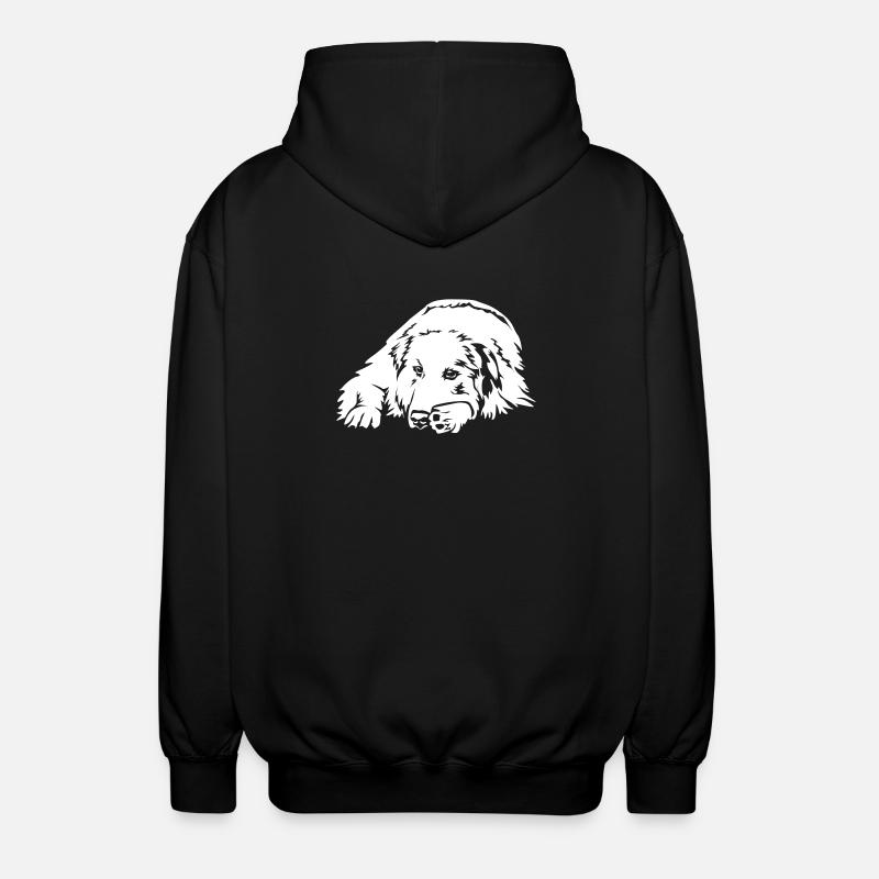 Pyreneenberghund « Black Edition » - Veste à capuche unisexe - noir