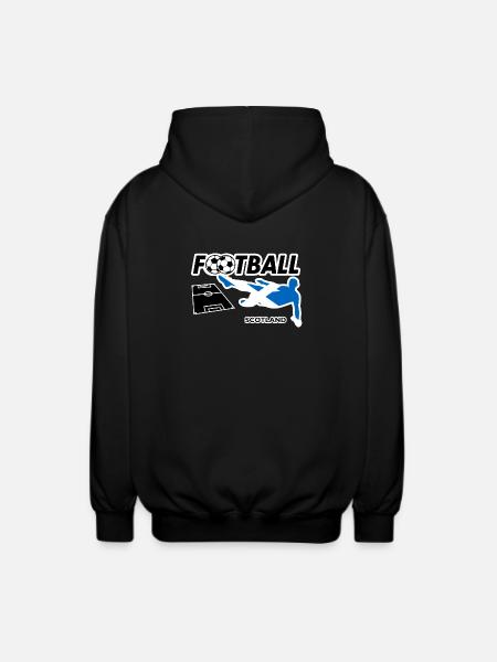 Fußball Fieber Schottland - Unisex Kapuzenjacke - Schwarz