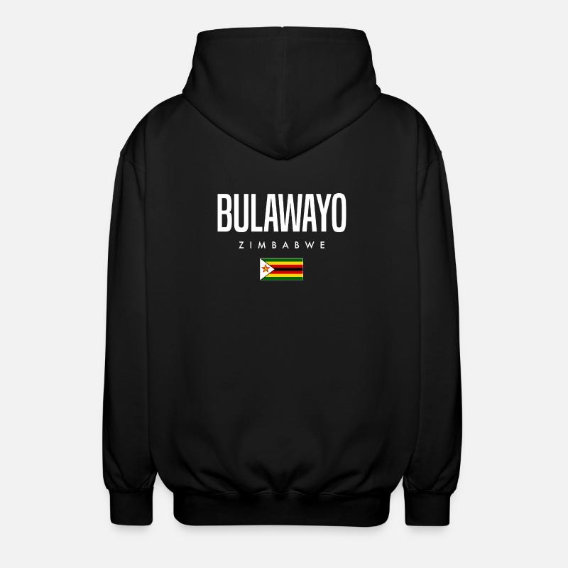 Bulawayo Simbabwe - Unisex Kapuzenjacke - Schwarz