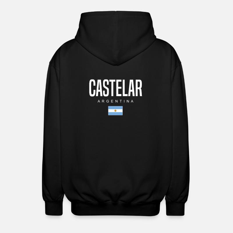Castelar Argentinien Argentinier - Unisex Kapuzenjacke - Schwarz