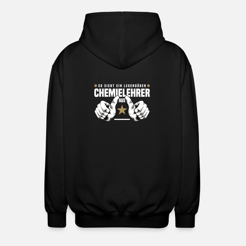 Professeur de chimie - Veste à capuche unisexe - noir