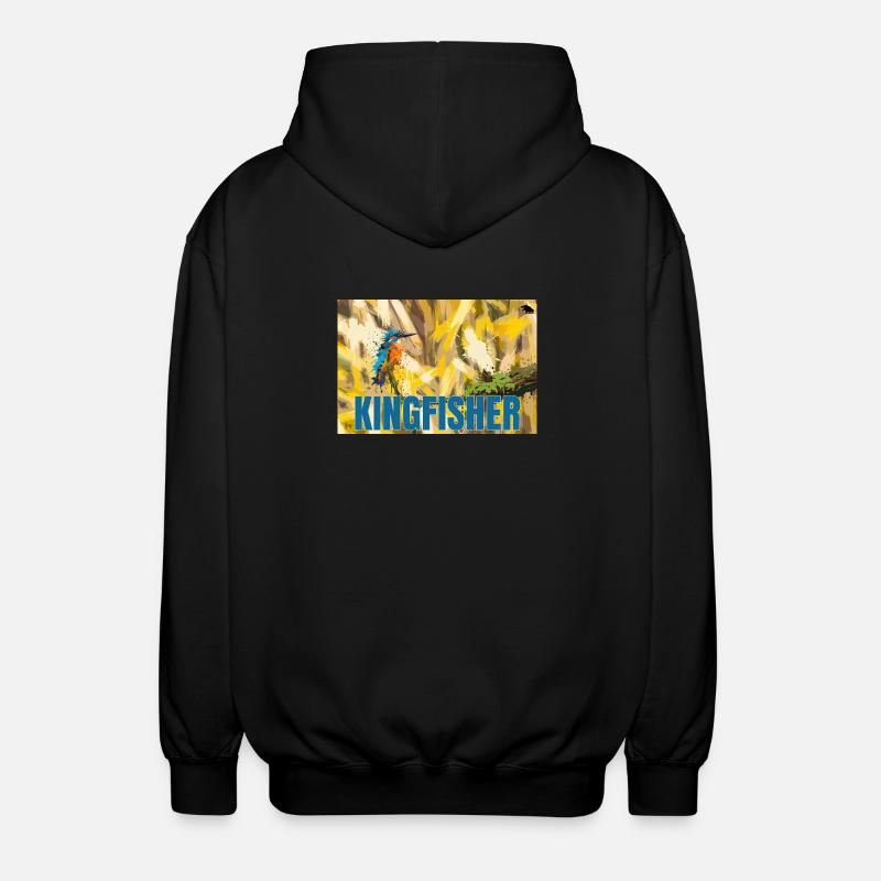 MARTIN-PÊCHEUR - Veste à capuche unisexe - noir