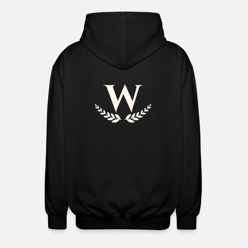 W - Unisex Kapuzenjacke - Schwarz