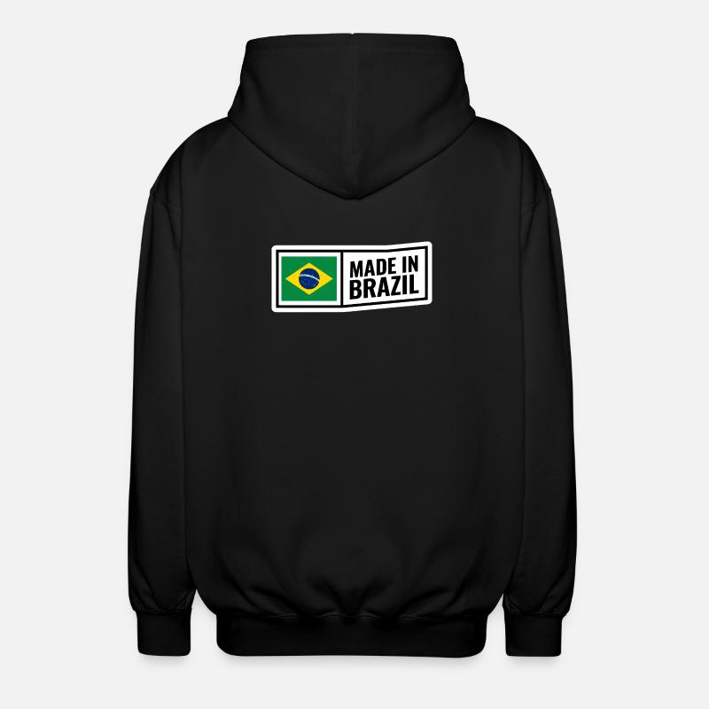 Brésil - Veste à capuche unisexe - noir
