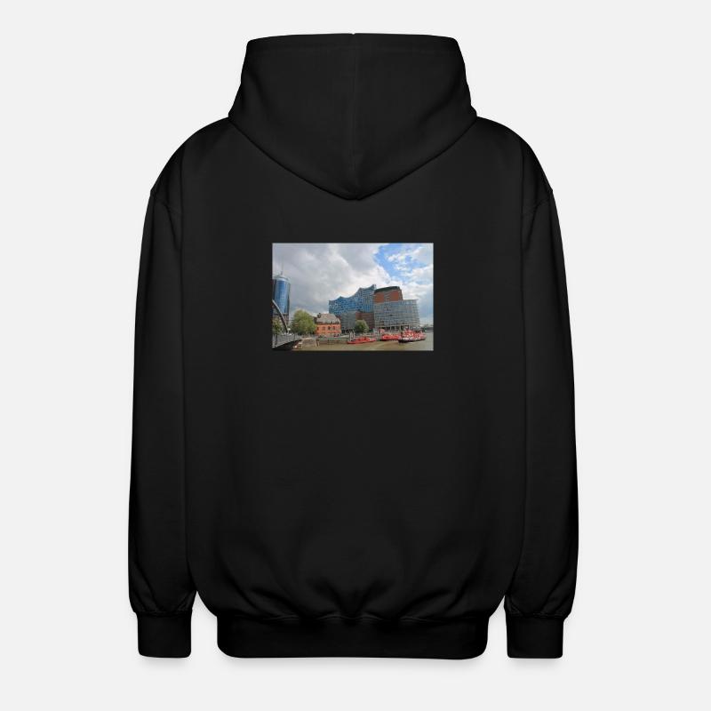 Hamburger Konzerthaus - Unisex Kapuzenjacke - Schwarz