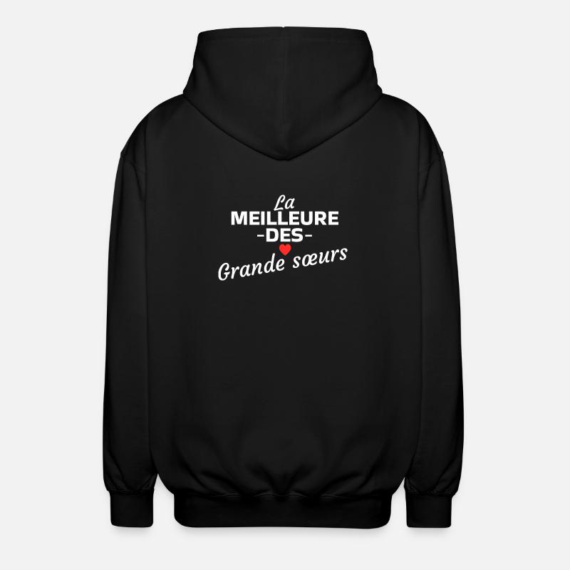 Das Beste von Big Sisters - Unisex Kapuzenjacke - Schwarz