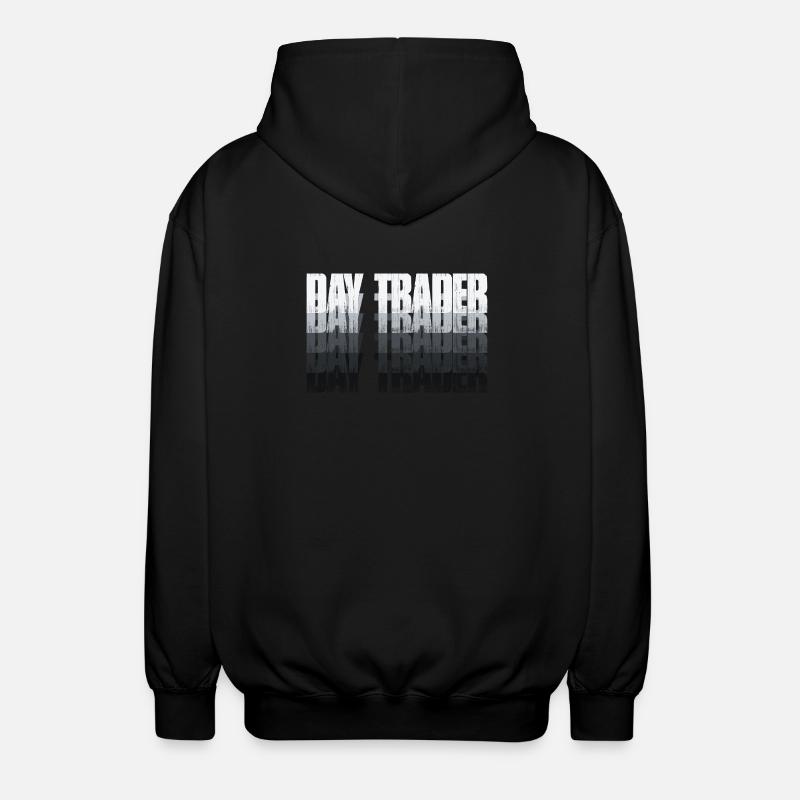 Day Trader Marché boursier Trader boursier - Veste à capuche unisexe - noir