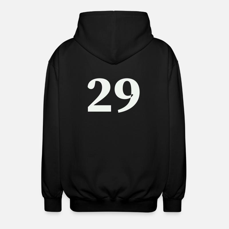 29 - Unisex Hooded Jacket - black