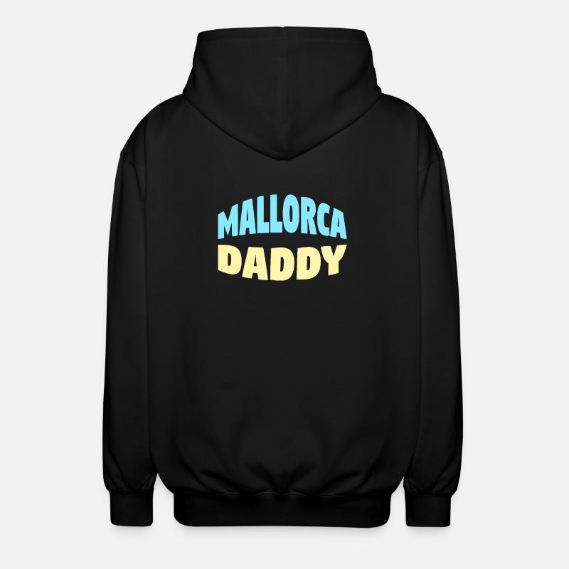 Mallorca Daddy - Unisex Kapuzenjacke - Schwarz