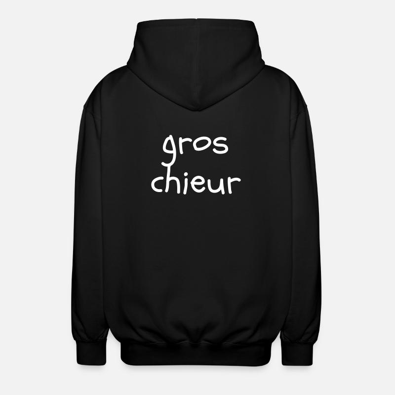 Gros chieur - Veste à capuche unisexe - noir