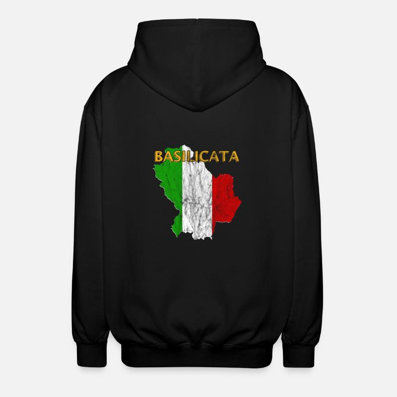 Basilicate - Veste à capuche unisexe - noir