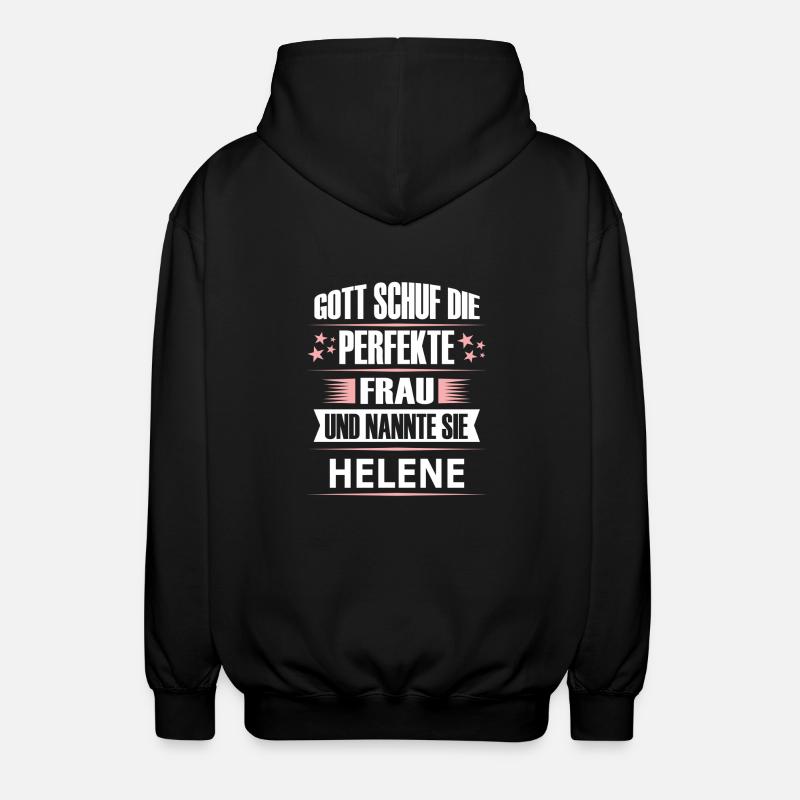 HELENE - Unisex Kapuzenjacke - Schwarz