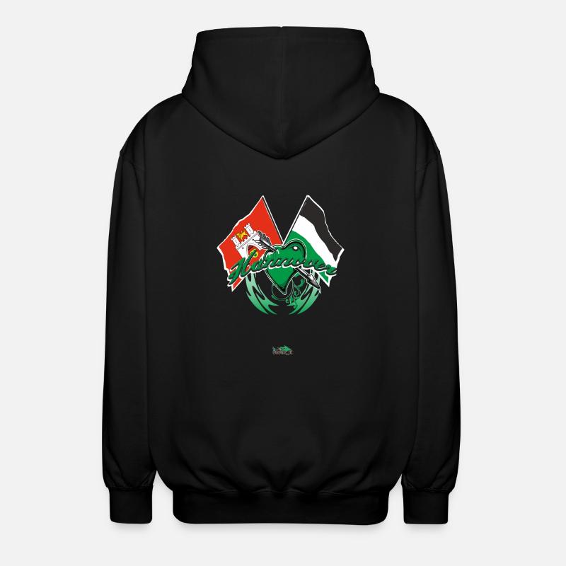 Hannover - Flagge zeigen - Unisex Kapuzenjacke - Schwarz