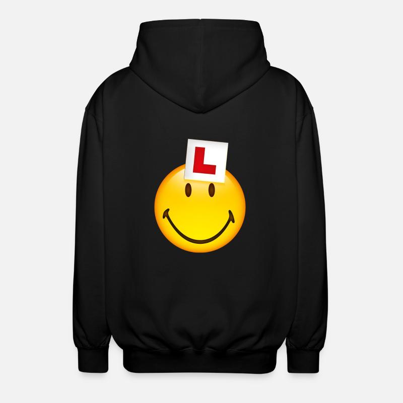 Smiley New Driver - Veste à capuche unisexe - noir