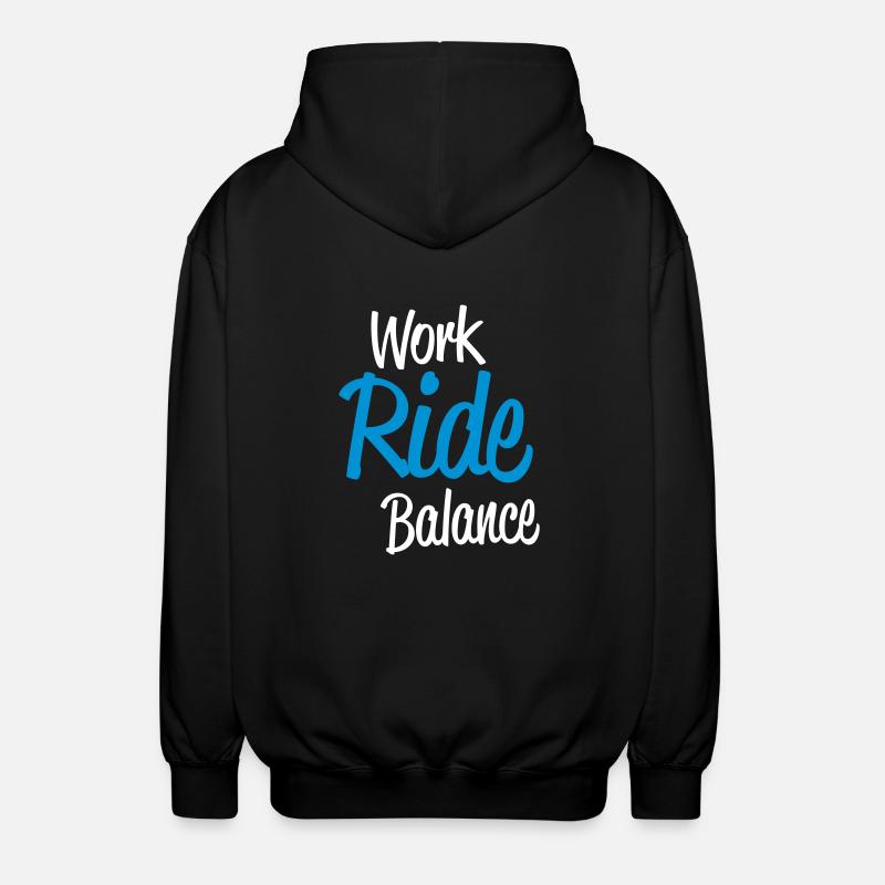 workridew - Unisex Kapuzenjacke - Schwarz
