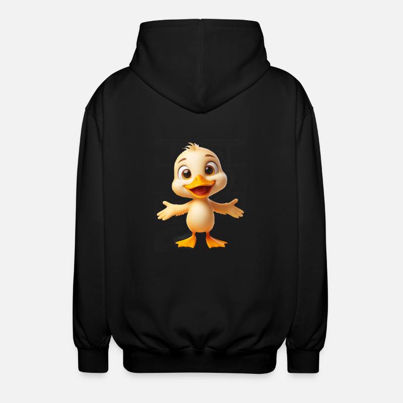 Canard 1 - Veste à capuche unisexe - noir