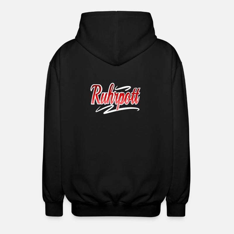 Ruhrpott - Unisex Kapuzenjacke - Schwarz