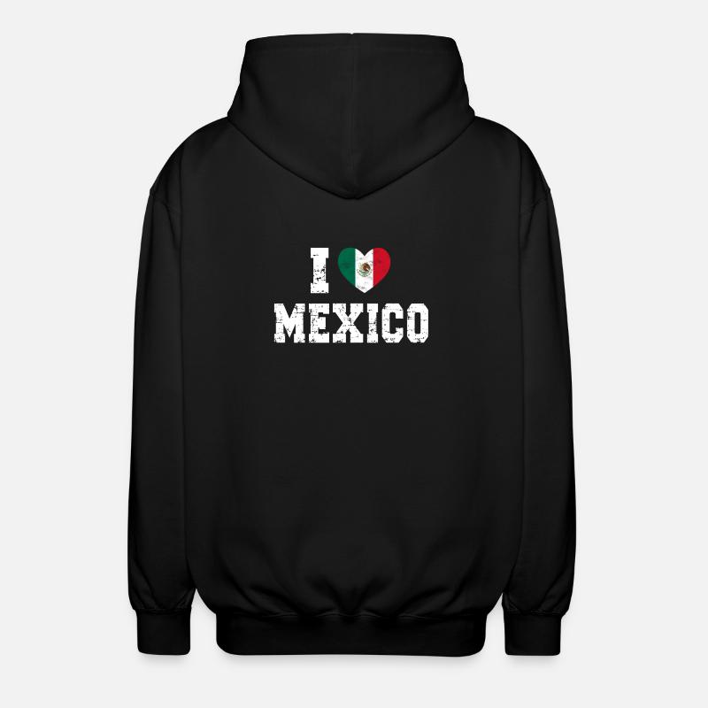 Mexique - Veste à capuche unisexe - noir