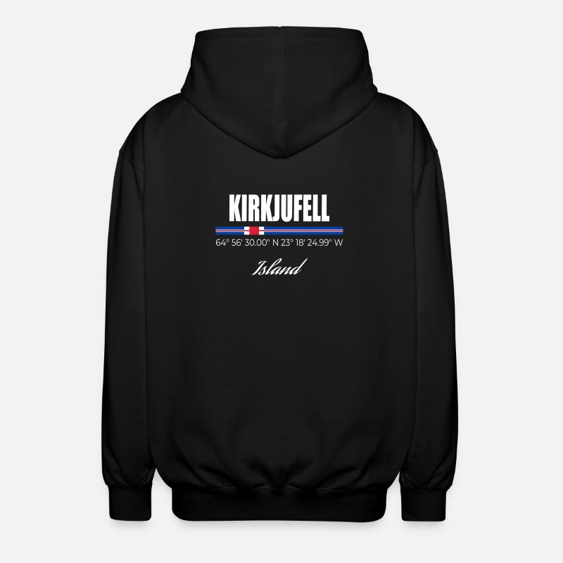 Kirkjufell - Unisex Hooded Jacket - black