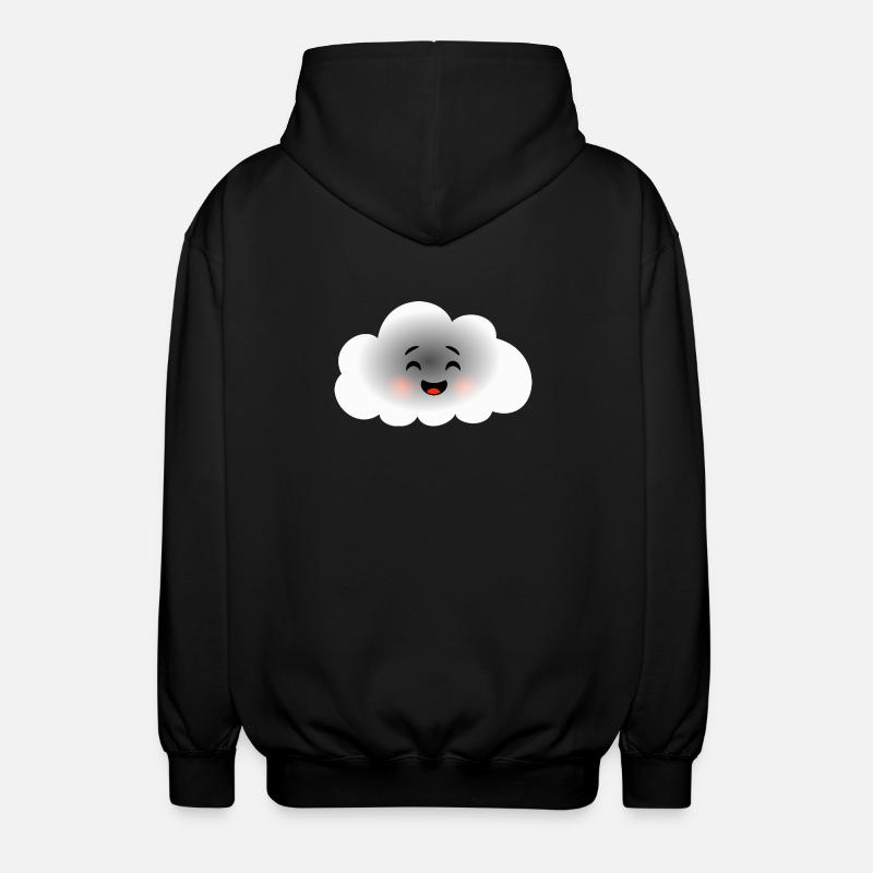 Happy Cloud - Veste à capuche unisexe - noir