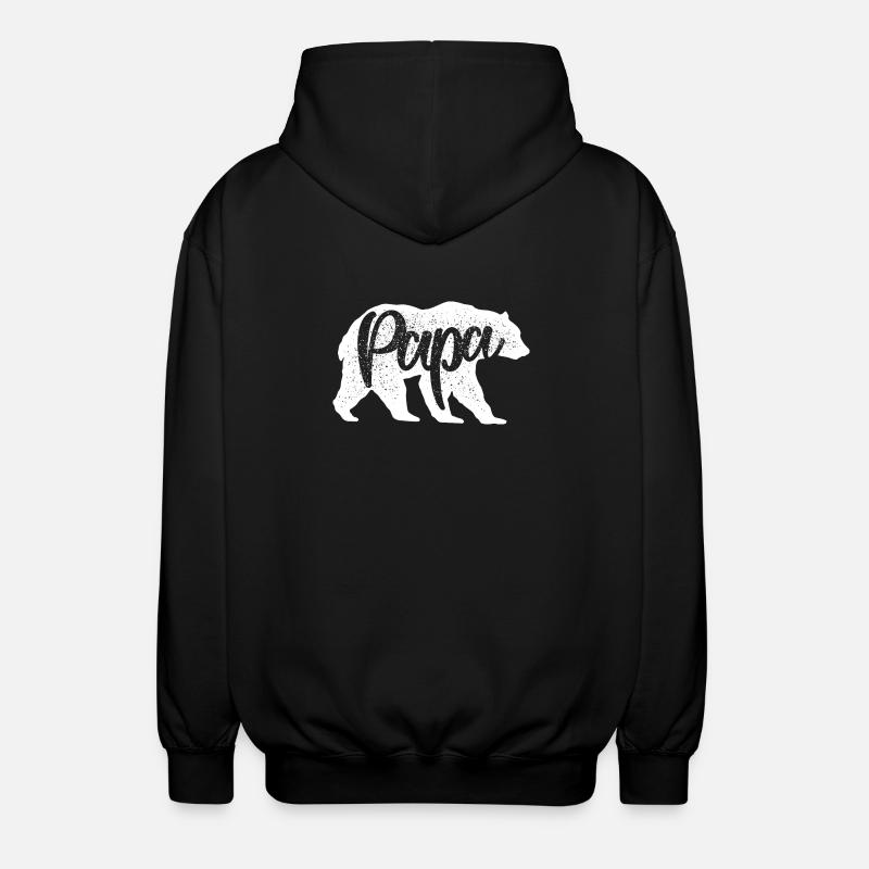 Wildcat Script Monochrom - Unisex Kapuzenjacke - Schwarz
