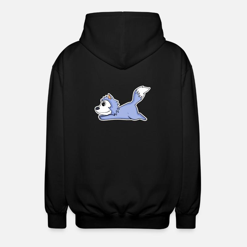 Loup coucheur - Veste à capuche unisexe - noir
