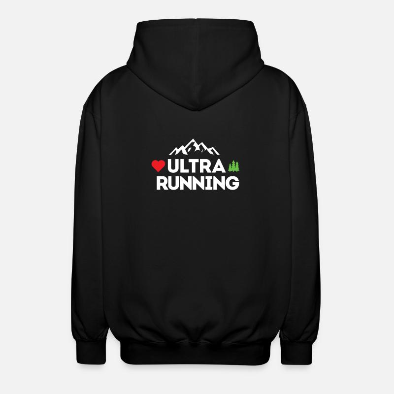 Ultra Running – Mon amour - Veste à capuche unisexe - noir