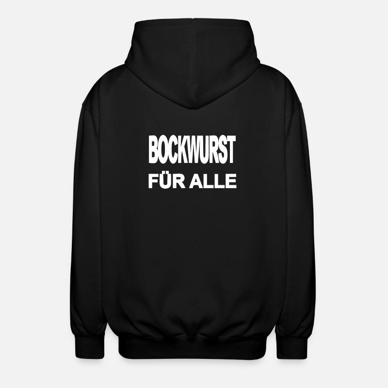 Bockwurst - Veste à capuche unisexe - noir