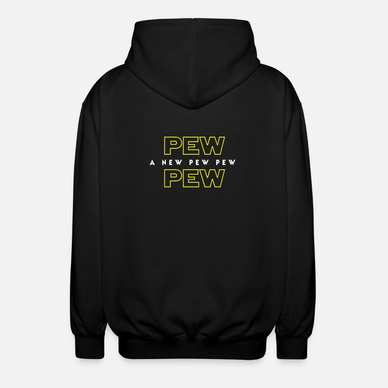 Un nouveau pew pew - Veste à capuche unisexe - noir