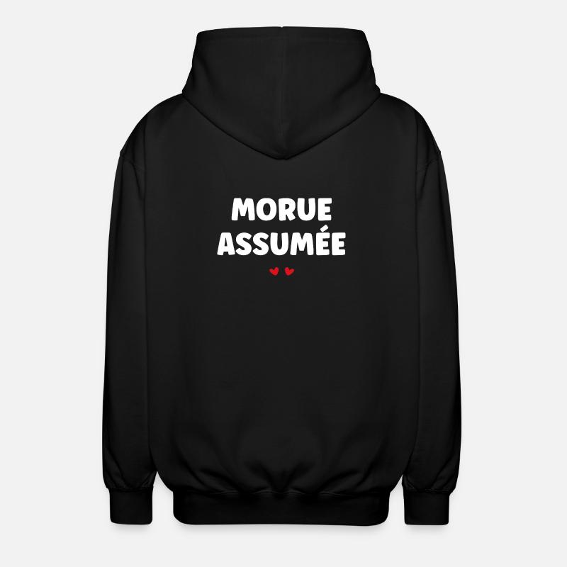 Cod nahm an - Unisex Kapuzenjacke - Schwarz