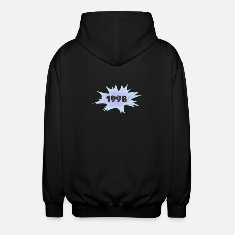 1998 - Veste à capuche unisexe - noir