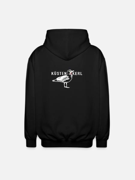 Küstenkerl - Unisex Kapuzenjacke - Schwarz