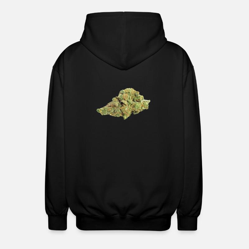 Single Cannabis / Weed Bud / Fleur - Veste à capuche unisexe - noir