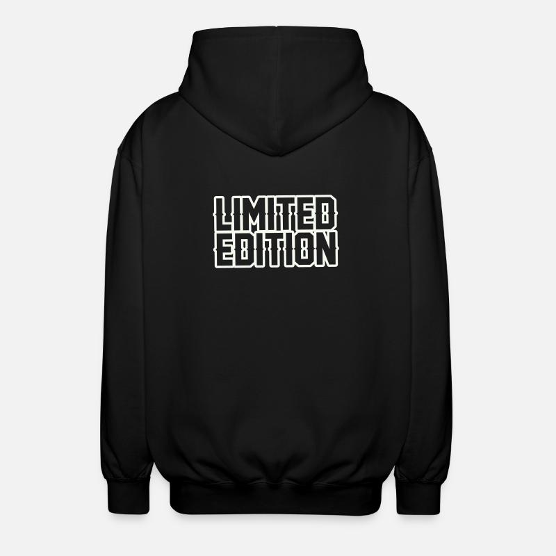 Édition limitée : Geometric Contour - Veste à capuche unisexe - noir