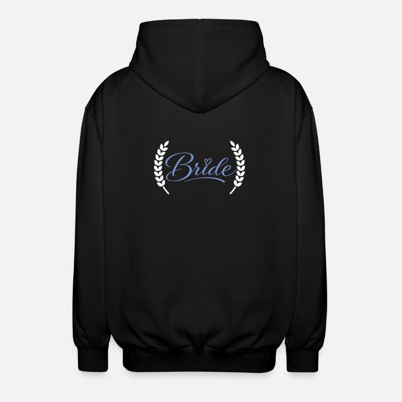 Bride - Unisex Hooded Jacket - black